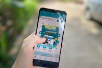 Pelanggan membuka informasi mengenai program Gelegar Maksi di aplikasi PLN Mobile.