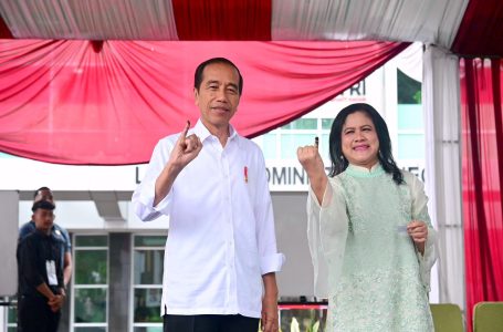 Jokowi dan Ibu Iriana Gunakan Hak Pilih pada Pemilu 2024