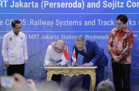 Dorong Percepatan Pembangunan Fase 2A MRT Jakarta, Pemprov DKI Teken MoU Bersama Sojitz Corporation