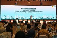 Suasana agenda Enterprise Customer Gathering yang diselenggarakan pada Kamis (11/7) di PLN Kantor Pusat. Agenda ini merupakan bentuk apresiasi PLN terhadap pelanggan terutama dari sektor industri.