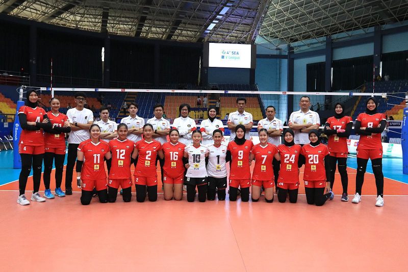 Skuad Timnas Voli Putri Indonesia yang berlaga pada ajang 4th SEA V League 2024.
Sumber foto: PBVSI