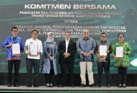 Jakarta- Paiman Raharjo Wakil Menteri Desa, PDTT. Membuka Acara Workshop Nasional Program TEKAD 202. Senin, 26 Agustus 2024 di Hotel Mercure Ancol.  Foto : Didi Humas Kemendesa