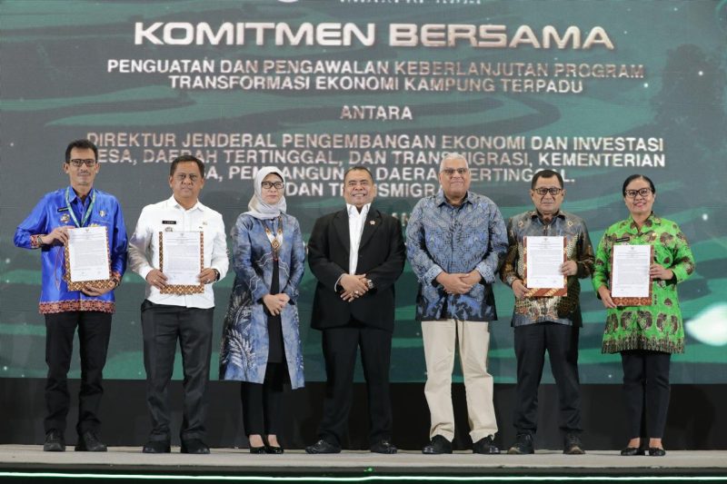 Jakarta- Paiman Raharjo Wakil Menteri Desa, PDTT. Membuka Acara Workshop Nasional Program TEKAD 202. Senin, 26 Agustus 2024 di Hotel Mercure Ancol.  Foto : Didi Humas Kemendesa