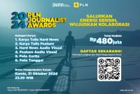 PT PLN (Persero) mengajak para insan Jurnalis untuk dapat berpartisipasi dalam ajang PLN Journalist Award (PJA) 2024. Mengusung tema 