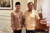 Wakil Ketua DPD RI Tamsil Linrung Bersama Presiden Prabowo Subianto / foto ist
