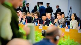 Presiden Prabowo Subianto saat hadiri Forum G20, di Brazil, Selasa (19/11/20204). Foto: Istimewa