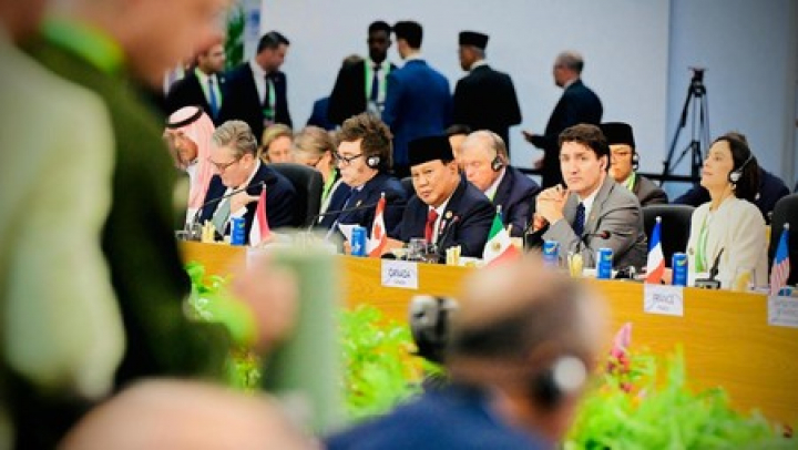 Presiden Prabowo Subianto saat hadiri Forum G20, di Brazil, Selasa (19/11/20204). Foto: Istimewa