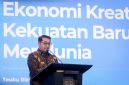 Menekraf Teuku Riefky dalam sambutannya saat membuka Rapat Koordinasi Teknis (Rakornis) Pengembangan Investasi yang diselenggarakan Kemenparekraf/Baparekraf, di The Ritz-Carlton Hotel Mega Kuningan, Jakarta, Rabu (13/11/2024).