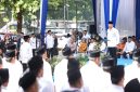 JAKARTA_memperingati Hari Bhakti Transmigrasi ke 74, Menko Infrastruktur dan Pembangunan Kewilayahan Agus Harimurti Yudhoyono (AHY) hadir dan menjadi inspektur upacara, guna menandai pelaksanaan Transmigrasi  pertama di Indonesia, pada Kamis 12/12/24
Foto : Angga/Humas