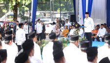 JAKARTA_memperingati Hari Bhakti Transmigrasi ke 74, Menko Infrastruktur dan Pembangunan Kewilayahan Agus Harimurti Yudhoyono (AHY) hadir dan menjadi inspektur upacara, guna menandai pelaksanaan Transmigrasi  pertama di Indonesia, pada Kamis 12/12/24
Foto : Angga/Humas