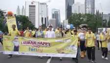 Dalam gelaran Car Free Day, ASDP melakukan sosialisasi pembelian tiket ferry via online Ferizy, yang memudahkan masyarakat./ foto ist