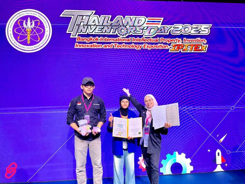 Tim inovator Institut Teknologi PLN (ITPLN) meraih Gold Medal dalam ajang International Intellectual Property, Invention, Innovation and Technology Exposition (IPITEx) 2025 di Bangkok, Thailand (6/2).