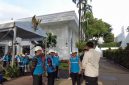 Direktur Distribusi PLN, Adi Priyanto (kedua dari kanan) terjun langsung dalam memastikan keandalan kelistrikan di Istana Presiden selama pelantikan Kepala Daerah.