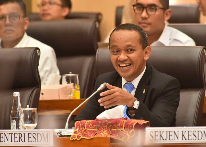 Menteri ESDM Bahlil Lahadalia / foto Ist