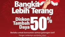 PLN kembali menghadirkan diskon tambah daya 50% untuk pelanggan di semua golongan tarif melalui program 