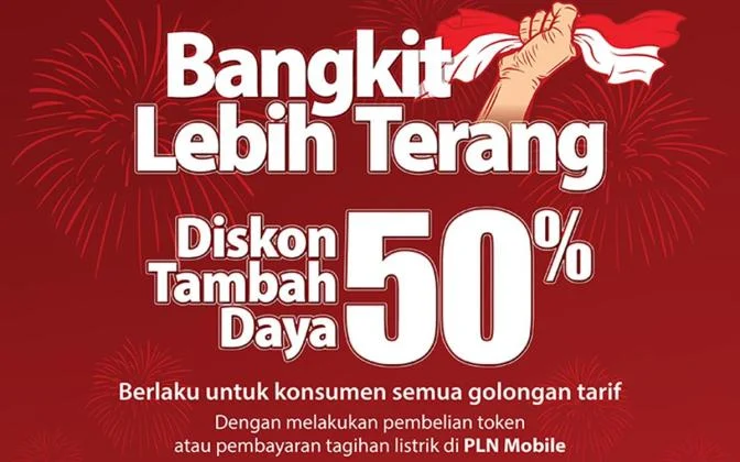 PLN kembali menghadirkan diskon tambah daya 50% untuk pelanggan di semua golongan tarif melalui program 