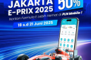 PLN menghadirkan promo spesial berupa diskon 50% untuk pembelian tiket Formula E melalui aplikasi PLN Mobile.