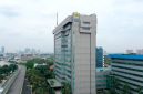 Tampilan Gedung PLN Kantor Pusat di daerah Kebayoran Baru, Jakarta Selatan. ( foto dok. PLN )