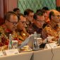 Direktur Utama PLN Nusantara Power Ruly Firmansyah (kiri) saat memberikan laporan Laporan Pertanggungjawaban Tahunan pada Rapat Umum Pemegang Saham yang dilaksanakan pada kamis (19/6). PLN Nusantara Power membukukan laba bersih yang disetorkan kepada pemegang saham sebesar Rp 12,91 Triliun. Selain itu melalui kinerja joint venture PLN NP menyumbangkan 13, 23% kepada laba bersih PT PLN (Persero).