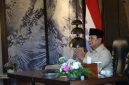 Presiden Republik Indonesia, Prabowo Subianto, saat meresmikan delapan proyek Pembangkit Listrik Tenaga Panas Bumi (PLTP), sebagai bagian dari 55 proyek energi baru terbarukan (EBT) di 15 provinsi, pada Kamis (26/6). Ia menyampaikan bahwa pembangunan PLTP menjadi bukti kemandirian energi Indonesia. Foto: BPMI Setpres