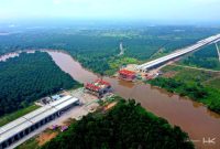 Ket : Proyek Jalan Tol Lingkar Pekanbaru (Junction Pekanbaru – Bypass Pekanbaru)