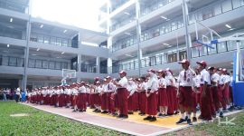 SDN Cikini 01/02 Siswa SD Upacara