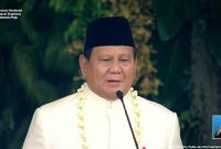 Presiden Prabowo Subianto memimpin langsung Upacara Peringatan Detik-Detik Proklamasi Kemerdekaan Republik Indonesia di halaman Istana Merdeka, Jakarta, pada Minggu, 17 Agustus 2025 ( foto Ist )