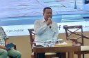 Direktur Jenderal Perhubungan Darat (Hubdat) Kementerian Perhubungan Aan Suhana acara press background bertema Keselamatan sebagai Prioritas Utama Transportasi di Kantor Kemenhub, Jakarta , Kamis ( 21/8/2025 )
