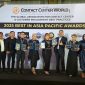 Para personel Contact Center PLN 123 berfoto bersama setelah berhasil meraih 8 penghargaan sebagai Gold Winner pada ajang Global Contact Center World Awards (GCCWA) 2025 di Bali, (25/7). Torehan prestasi ini menjadi wujud nyata keberhasilan transformasi layanan pelanggan PLN yang mengedepankan prinsip customer focused sebagai fondasi utama.