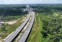 Ket Foto : Jalan Tol IKN Seksi 3A-1 