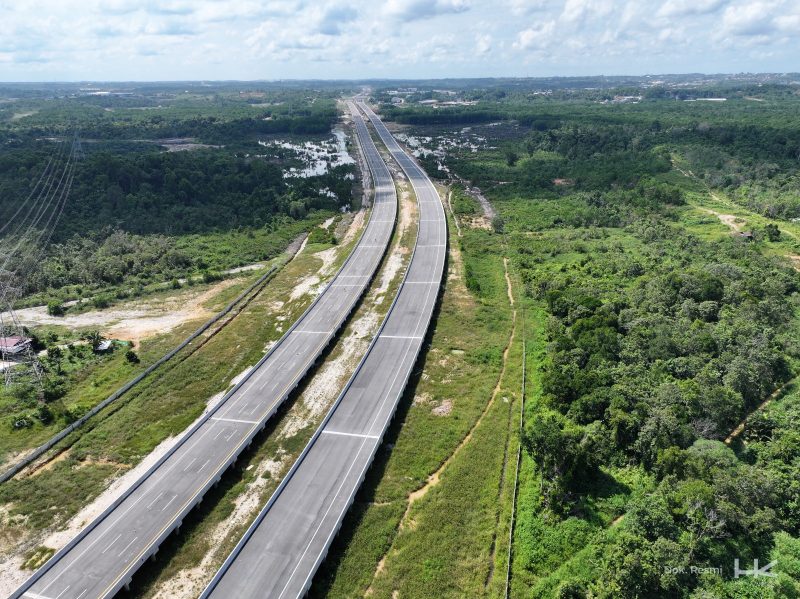 Ket Foto : Jalan Tol IKN Seksi 3A-1 