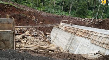 Kurangi Risiko Banjir Bandang dan Mitigasi Lahar Gunung Gamalama, Kementerian PU Melalui BWS Maluku Utara Bangun 2 Sabo Dam di Sungai Rua Kota Ternate