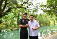 Jelang MotoGP, Menpora Erick Jamu Valentino Rossi di Jakarta