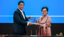 Kementerian Keuangan Republik Indonesia menggelar acara Serah Terima Jabatan Menteri Keuangan Republik Indonesia dari Sri Mulyani Indrawati kepada Purbaya Yudhi Sadewa. Prosesi ini berlangsung di Aula Mezzanine, Kementerian Keuangan, Jakarta pada Selasa (9/9/2025) foto istimewa