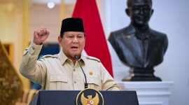 Presiden Republik Indonesia Prabowo Subianto menyampaikan ucapan selamat dan pesan penuh semangat kepada seluruh generasi muda Indonesia dalam rangka memperingati Hari Sumpah Pemuda ke-97 Tahun 2025, di Istana Merdeka, Jakarta, pada Selasa, 28 Oktober 2025. (Foto: BPMI Setpres)