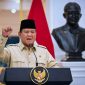 Presiden Republik Indonesia Prabowo Subianto menyampaikan ucapan selamat dan pesan penuh semangat kepada seluruh generasi muda Indonesia dalam rangka memperingati Hari Sumpah Pemuda ke-97 Tahun 2025, di Istana Merdeka, Jakarta, pada Selasa, 28 Oktober 2025. (Foto: BPMI Setpres)