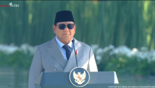Presiden Prabowo Subianto memimpin upacara peringatan Hari Kesaktian Pancasila Tahun 2025 yang digelar di Monumen Pancasila Sakti, Lubang Buaya, Jakarta, pada Rabu, 1 Oktober 2025 / foto ist