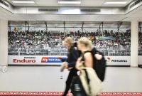 Wisatawan Mancanegara mulai berdatangan menjelang gelaran MotoGP Pertamina Grand Prix of Indonesia 2025 di Bandara Zainuddin Abdul Madjid (BIZAM), Lombok, Nusa Tenggara Barat, Kamis (2/10/2025).