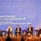 Direktur Utama PLN EPI, Rakhmad Dewanto (Kanan) hadir sebagai pembicara di Acara Rystad Energy APAC Annual Summit 2025 yang digelar di Singapura. Kiri ke Kanan : Kaushal Ramesh (Vice President, Head of Gas & LNG Analytics, Rystad Energy) sebagai moderator, Tracy Lothian (Head of Asia Pacific and Global Low Carbon, MidOcean Energy, Mehdi Chennoufi (Head of Asia LNG Business Development & Origination, Vitol), serta Dr. Tran Hong Nam (Member of the Board, PetroVietnam).