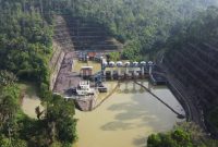 Foto landscape Pembangkit Listrik Tenaga Air (PLTA) Besai.  PLN NP melalui program Best  meraih Program Transformasi Konservasi Tanah di PLTA Besai dan dinobatkan sebagai Inisiatif Terbaik Kategori Energi Terbarukan, Selamatkan Potensi Energi Bersih Rp 787 Miliar per Tahun.
