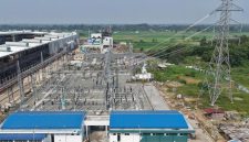 Tampak udara gardu induk 150 kilovolt (kV) yang menjadi suplai utama listrik bagi PT Labuan Baja Indonesia, serta infrastruktur penting dalam memperkuat pasokan listrik kawasan industri Cikande, Kabupaten Serang, Banten.