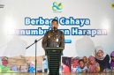 Bupati Klaten, Hamenang Wajar Ismoyo dalam sambutannya saat penyalaan listrik program