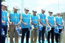 Fasilitas penyimpanan dan regasifikasi LNG (Liquefied Natural Gas) di Tarakan, Kalimantan Utara ini diresmikan oleh  (Dari Kiri ke Kanan) Komisaris Utama PLN EPI Nikson Silalahi (Kiri), Wali Kota Tarakan, dr. H. Khairul, M.Kes,  Direktur Manajemen Pembangkitan PT PLN (Persero), Rizal Calvary Marimbo, Gubernur Kalimantan Utara, Zainal Arifin Paliwang, PLT Direktur Perencanaan dan Pembangunan Infrastruktur Migas Kementerian ESDM, Agung Kuswardono, Direktur Utama PLN Energi Primer Indonesia, Rakhmad Dewanto (Dua dari Kanan), Kepala BIN Daerah Kalimantan Utara, Andri Murhari S.IP, M.Sos (Kanan)