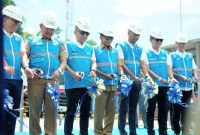 Fasilitas penyimpanan dan regasifikasi LNG (Liquefied Natural Gas) di Tarakan, Kalimantan Utara ini diresmikan oleh  (Dari Kiri ke Kanan) Komisaris Utama PLN EPI Nikson Silalahi (Kiri), Wali Kota Tarakan, dr. H. Khairul, M.Kes,  Direktur Manajemen Pembangkitan PT PLN (Persero), Rizal Calvary Marimbo, Gubernur Kalimantan Utara, Zainal Arifin Paliwang, PLT Direktur Perencanaan dan Pembangunan Infrastruktur Migas Kementerian ESDM, Agung Kuswardono, Direktur Utama PLN Energi Primer Indonesia, Rakhmad Dewanto (Dua dari Kanan), Kepala BIN Daerah Kalimantan Utara, Andri Murhari S.IP, M.Sos (Kanan)