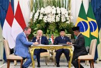 Kunjungan kenegaraan Presiden Brasil Luiz Inácio Lula da Silva ke Istana Merdeka, Jakarta, Kamis (23/10/2025). FOTO/dok.Kemen ESDM 