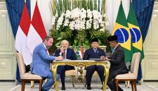 Kunjungan kenegaraan Presiden Brasil Luiz Inácio Lula da Silva ke Istana Merdeka, Jakarta, Kamis (23/10/2025). FOTO/dok.Kemen ESDM 