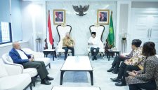 Menag Nasaruddin Umar menerima Audiensi Danantara di Kantor Kemenag