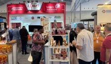 Booth Telkom pada ajang Trade Expo Indonesia 2025, yang diselenggarakan pada 15–19 Oktober 2025 di Indonesia Convention Exhibition (ICE) BSD City, Tangerang.