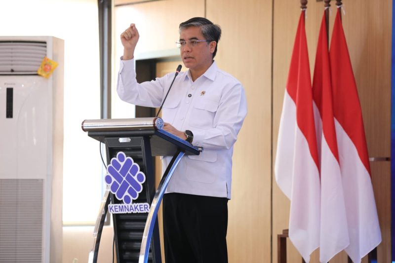 Menteri Ketenagakerjaan, Yassierli / foto ist