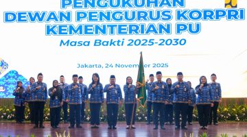Kementerian PUPR Kukuhkan Pengurus KORPRI Baru